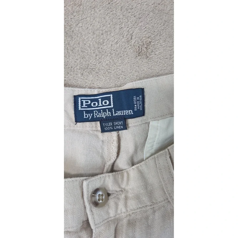 Vintage Polo Ralph Lauren Linen Tyler Shorts 9